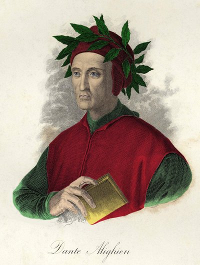 Porträt von Dante (1265-1321) von Unknown artist
