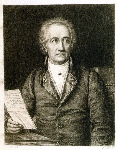 Porträt von Goethe von Unknown artist