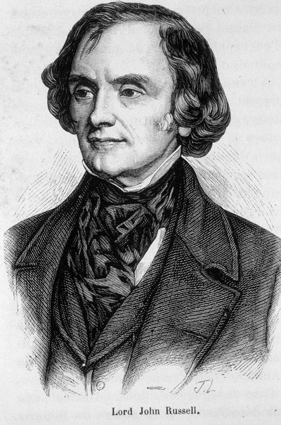 Porträt von Lord John Russel von Unknown artist