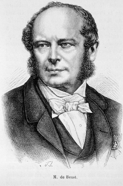 Porträt von M. de Beust von Unknown artist