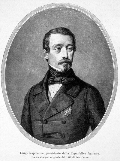 Porträt von Napoleon III von Unknown artist