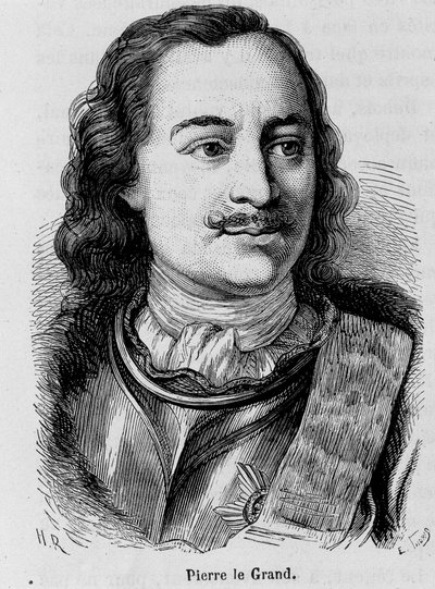 Porträt von Pierre Le Grand von Unknown artist