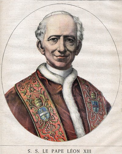Porträt von Papst Leo XIII von Unknown artist