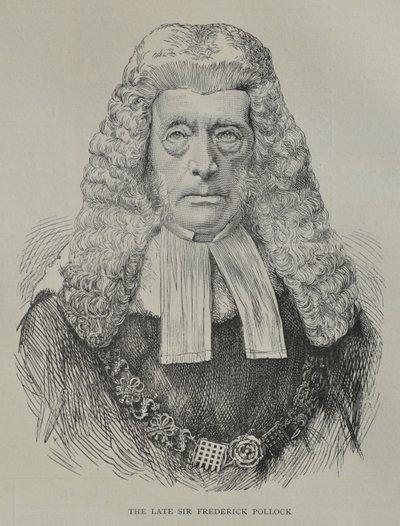 Porträt von Sir Federick Pollock von Unknown artist