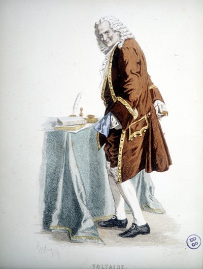 Porträt von Voltaire von Unknown artist