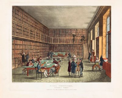 Royal Institution Bibliothek von Unknown artist