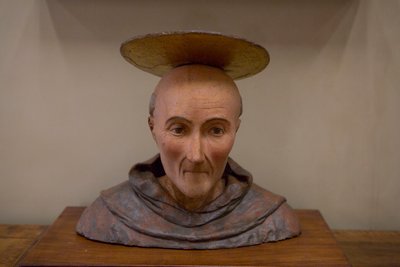 Heiliger Bernardino von Siena (Terrakotta) von Unknown artist