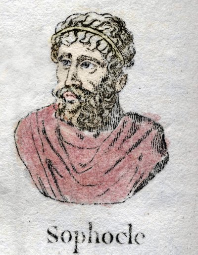 Sophokles (ca. 496-406 v. Chr.), griechischer Tragödiendichter von Unknown artist