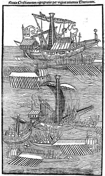 Die Ritter von Rhodos von Unknown artist