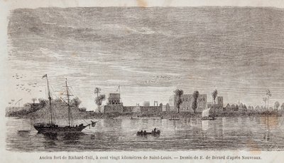Das ehemalige Fort von Richard-Toll von Unknown artist