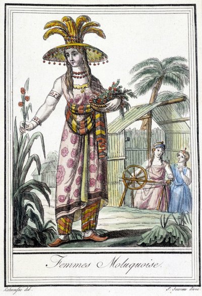 Frau von den Molukken (Indonesien) von Unknown artist