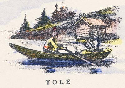 Y: Jolle von Unknown artist