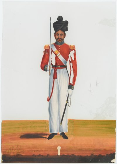 Subadar des 2. Martin-Bataillons, Madras-Armee von Unknown artist