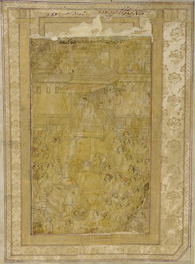 Ein Darbar von Jahangir von Unknown artist