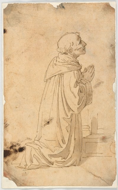 Ein betender Mönch von Unknown artist