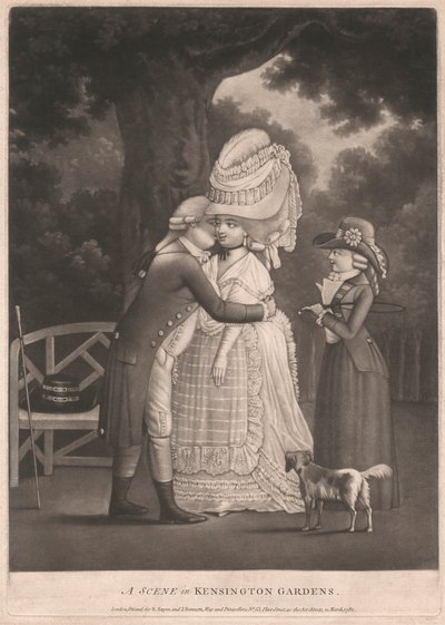 Eine Szene in den Kensington Gardens von Unknown artist