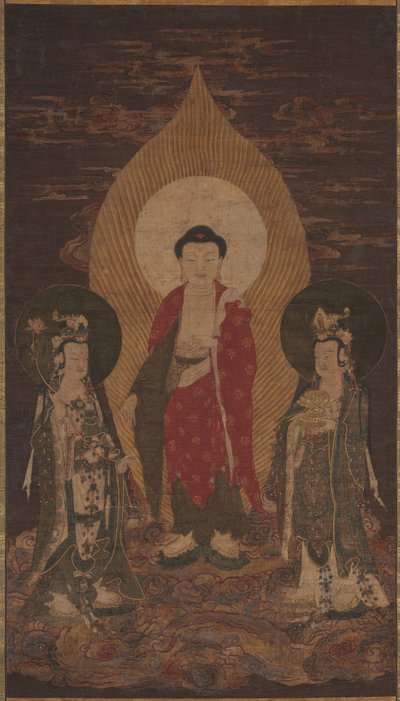 Amitābha-Triade von Unknown artist
