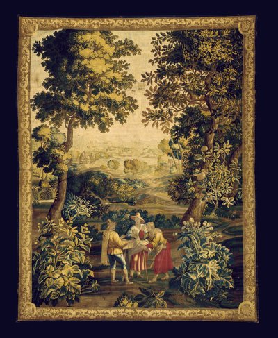Ein Audenarde Teniers Wandteppich von Unknown artist