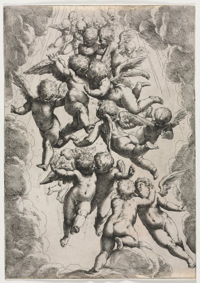 Engel in Herrlichkeit von Unknown artist