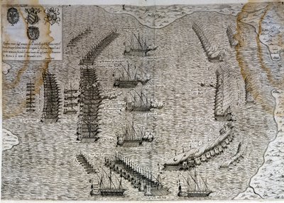 Schlacht von Lepanto von Unknown artist