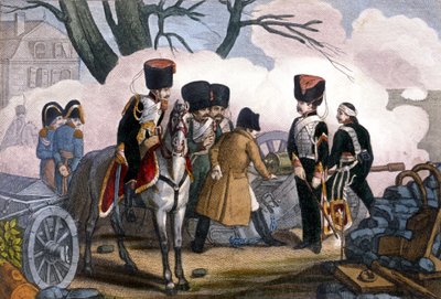 Schlacht von Montereau von Unknown artist
