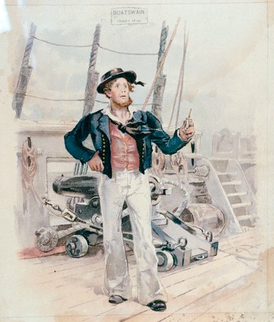 Bootsmann, ca. 1820 von Unknown artist