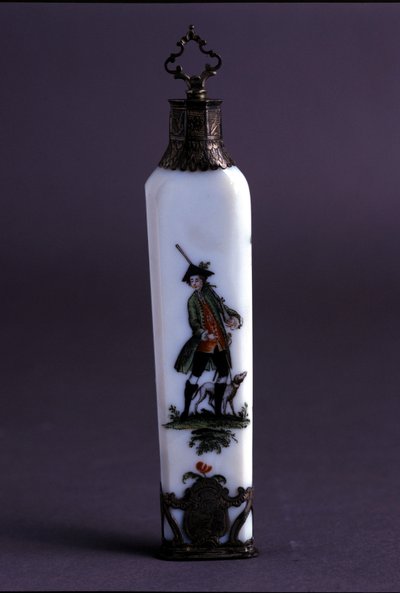 Flasche für Parfüms aus dem 18. Jahrhundert aus Keramik. von Unknown artist