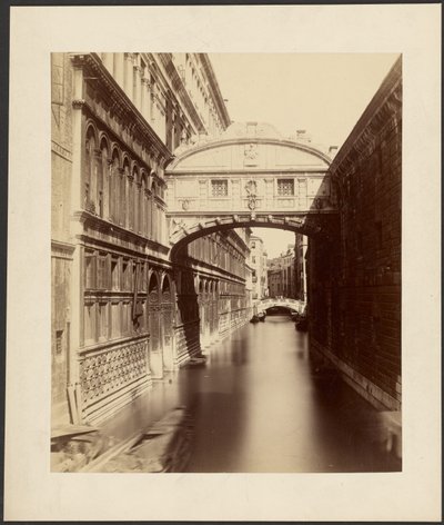 Seufzerbrücke, Venedig von Unknown artist