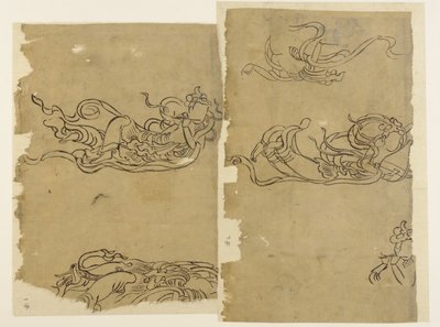 Buddhistischer Engel--Apsaras von Unknown artist