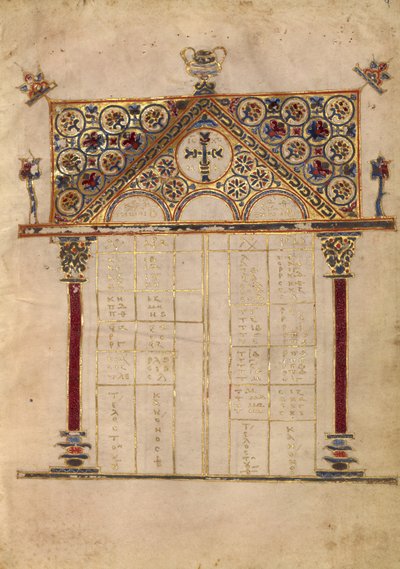 Kanonentafel Seite von Unknown artist
