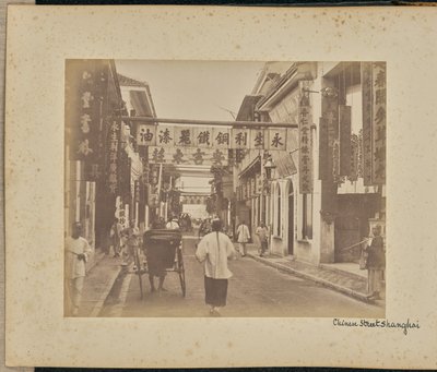 Chinesische Straße. Shanghai von Unknown artist