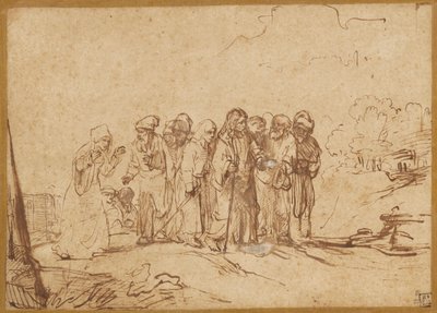 Christus und die kanaanäische Frau von Unknown artist