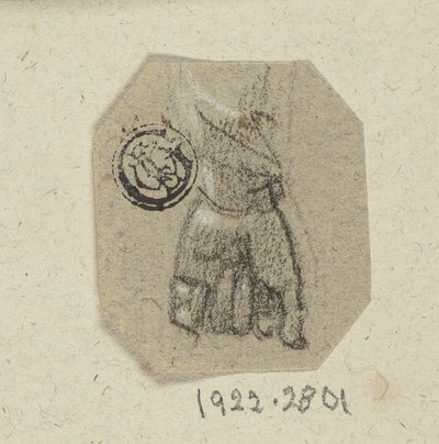 Gekrümmte linke Hand von Unknown artist