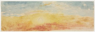 Wolkenstudie von Unknown artist