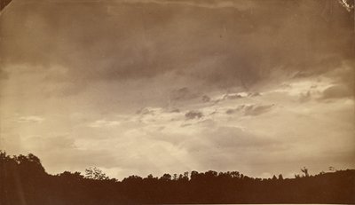 Wolkenstudie von Unknown artist