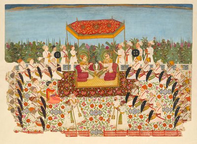 Darbar Mirza Maharai Lakhpatiji von Unknown artist