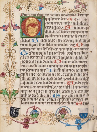 Geschmückte Initiale E von Unknown artist