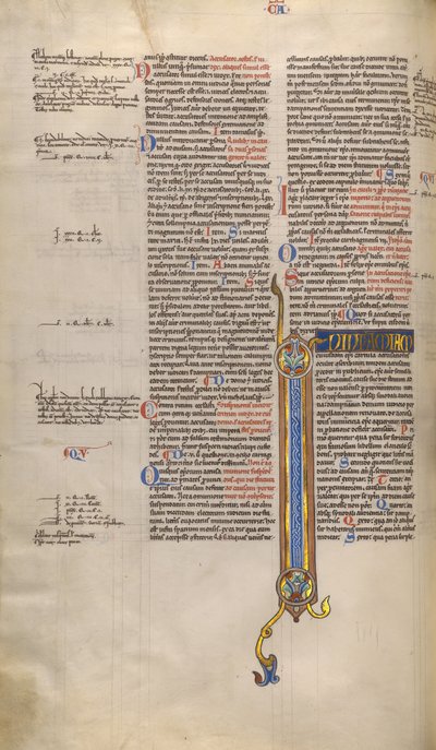 Dekoriertes Initial I von Unknown artist