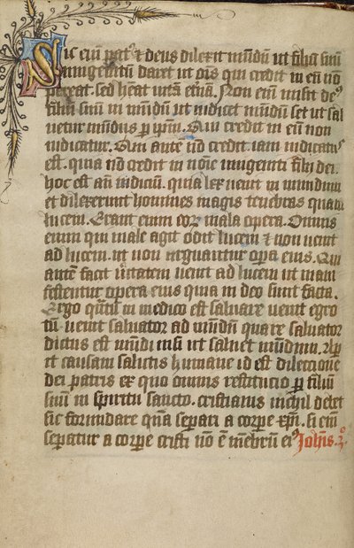 Geschmückte Textseite von Unknown artist