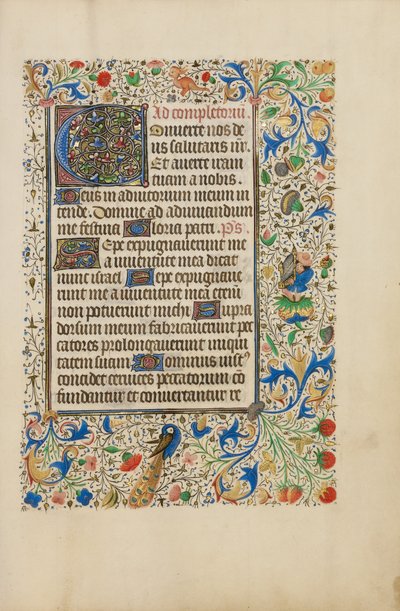 Dekorierte Textseite von Unknown artist