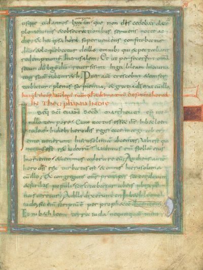 Dekorierte Textseite von Unknown artist