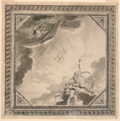 Entwurf für eine Decke von Unknown artist