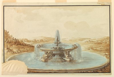 Entwurf für einen Brunnen von Unknown artist