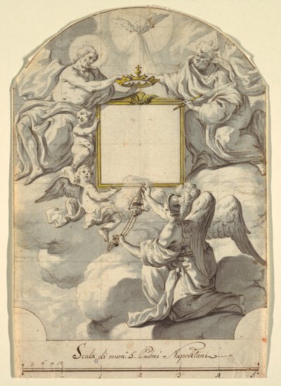 Entwurf für ein Wandgemälde von Unknown artist