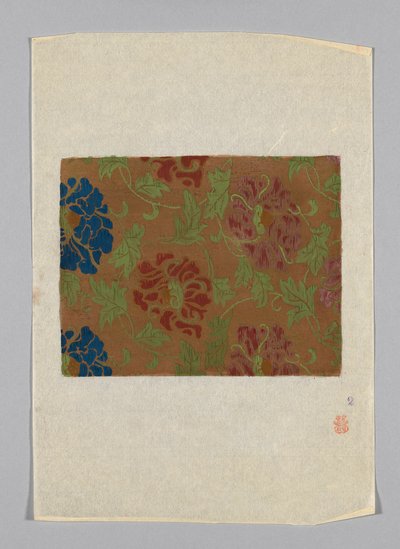 Design auf Papier von Unknown artist