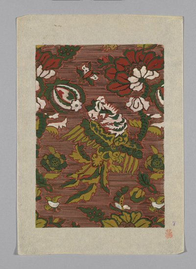 Design auf Papier von Unknown artist