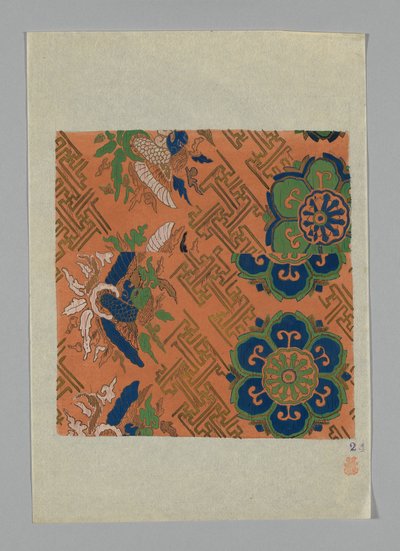 Design auf Papier von Unknown artist