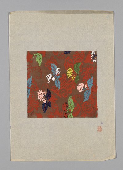 Design auf Papier von Unknown artist
