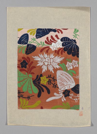 Design auf Papier von Unknown artist