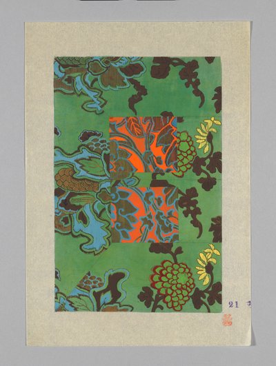 Design auf Papier von Unknown artist
